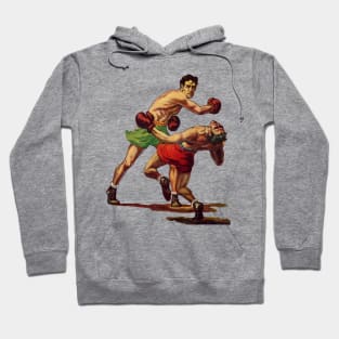 Vintage Sports Boxing, Boxers in a Fight Hoodie